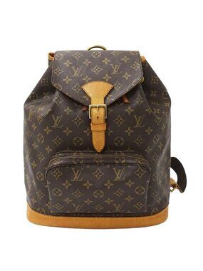 Louis Vuitton Monogram Backpack Montsouris GM Brown Large Capacity